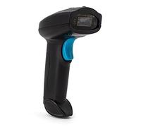 Barcode Scanner Handheld USB Wired 1D 2D QR Reader with Manual Auto Continuous Scanning Support Screen for Supermarket Retail Store Library Logistics Warehouse (U-2W)