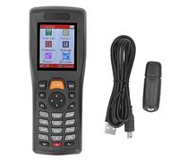 Barcode Scanner Wireless 2.4GHz CCD Red Light Barcode Reader with 2.2in Display Data Collector for Inventory Counting and Serial Number Recording