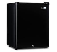 Barcool Bar50 LED - Mini Fridge Black | 50L Mini Bar | Super Quiet for Bedrooms, Hotels & Guesthouses | LED Light + Lockable | Low Energy