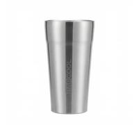 Barcool Stackable Insulated Beer Cup 600ml | Keeps Beer Cold 5 Hours | Vacuum Double Wall Stainless Steel Cup | Built-in Bottle Opener | Condensation Free Metal Cup - Stainless Steel