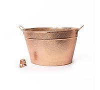 BarCraft Copper Finish Champagne Bucket and Stopper Set