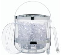 BarCraft Acrylic Double Walled Insulated Ice Bucket - Clear - Plastic - Ice Bucket