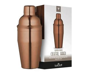 BarCraft Art Copper Finish 500 ml Cocktail Shaker