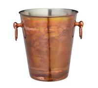BarCraft Swirling Copper Finish Champagne Bucket