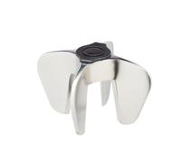 BarCraft BCCHAMOP Champagne/Sparkling Wine Opener, Stainless Steel, 7 x 7 x 4 cm, Silver