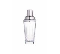 BarCraft Cut-Glass Cocktail Shaker with Stainless Steel Strainer, 350 ml
