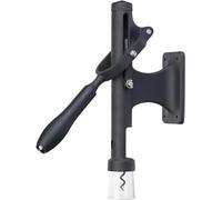 BarCraft BCWALLBO Deluxe Metal Wall-Mounted Corkscrew Bottle Opener, 31.5 x 6.5 x 26 cm (12.5" x 2.5" x 10.5") - Black, Wall Mounted