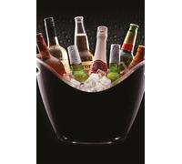 BarCraft Black Drinks Cooler Black