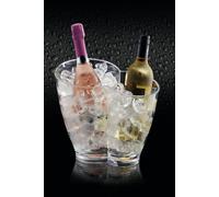 Barcraft Clear Acrylic Double Sided Drinks Cooler And Wine Bottle Ice Bucket Clear One Size