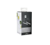 BarCraft Stainless Steel Compact Bar Tool Set, Gift Boxed, Black