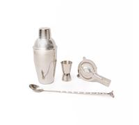 Barcraft Cocktail Shaker Set With Stainless Steel Shaker, Strainer, Jigger And Mixing Spoon Multi One Size