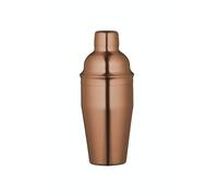 BarCraft Copper Effect Cocktail Shaker with Strainer in Gift Box, Copper Effect