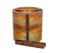 Barcraft Copper Finished Ice Bucket With Lid And Tongs, Stainless Steel Multi One Size