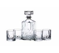 Bar Craft Cut Glass Decanter Set