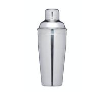 BarCraft Double-Walled Insulated Stainless Steel Cocktail Shaker with Recipe Leaflet, 500 ml (17.5 fl oz)
