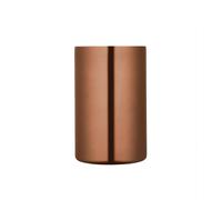 BarCraft Double Walled Stainless Steel Wine Bottle Cooler Copper Finish