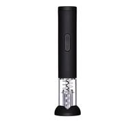 BarCraft Electric Corkscrew Wine Opener with Foil Cutter, Black, 26.5 x 4.5 cm