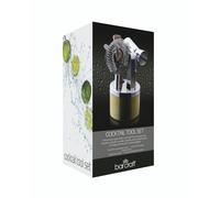 BarCraft Cocktail Tool Kit and Stand, 5 Piece Gift Set, in Gift Box, Multi-colour, 20.7 x 11.5 x 10.6 cm