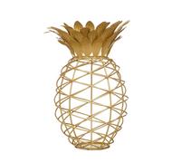 Gold Finish Pineapple Cork Collector, Gift Tagged BarCraft Gold One Size