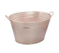 BarCraft Hammered Copper Drinks Pail