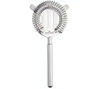 BarCraft Hawthorne Cocktail Strainer, Stainless Steel, 9 x 20 cm, Silver