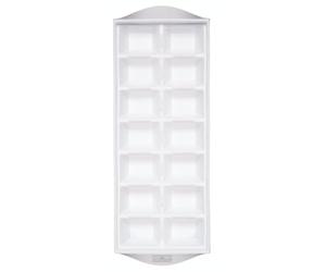 BarCraft Ice Cube Tray for Freezer, 14 Cubes, Easy-Release Ice Cube Mould, BPA Free Plastic, White