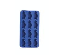 BarCraft KCBCICEPENG Silicone Ice Cube Tray with Novelty Penguin Moulds, Blue, 26 x 12cm