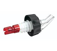 BarCraft KCBCSHOT 25ml Spirit Measure and Bottle Pourer, Black, 9.5 x 3.5 cm