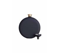 BarCraft Stainless Steel Soft Touch Hip Flask 350ml - BLACK