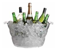 BarCraft Mix It Acrylic Large Oval Drinks Pail / Cooler