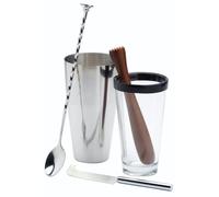 BarCraft Mojito Kit, 5 Piece Cocktail Making Set, Green