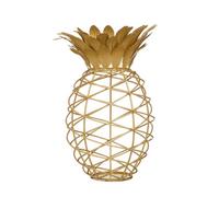 BarCraft BCCORKHOLDER Wine Cork Collector, Pineapple Shaped, Metal, Gold Coloured, 20 x 28cm