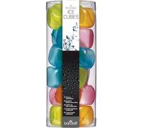 BarCraft Reusable Ice Cubes, Plastic, Multi Colour, Pack of 18