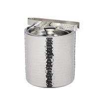 BarCraft Small Hammered Ice Bucket with Lid