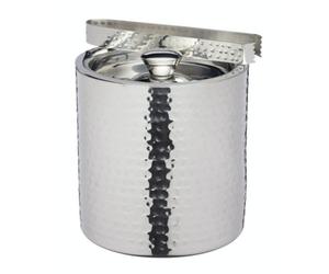 Barcraft Small Hammered Ice Bucket With Lid
