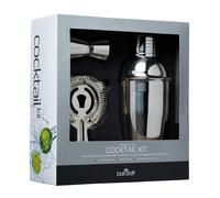 BarCraft Stainless Steel 3 Piece Cocktail Set - Silver - Stainless Steel - Cocktail Making