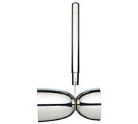 Barcraft Stainless Steel Double Jigger, Carded In Silver Silver One Size