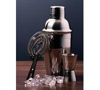 Barcraft Stainless Steel Three Piece Cocktail Gift Set One Colour