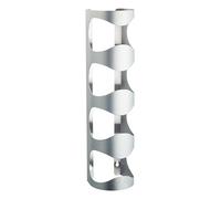 BarCraft Wall Mounted Stainless Steel 4 Bottle Wine Rack