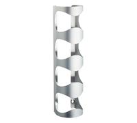 BarCraft Wall Wine Rack, Stainless Steel, 4 Bottle Holder, Silver