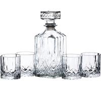 Bar Craft Cut Glass Decanter Set