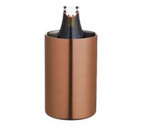 BarCraft Wine Cooler Bottle Holder with Copper Finish in Gift Box, Stainless Steel, 11 x 19 cm, Gold