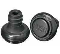BarCraft Wine Vacuum Stoppers for KCBCWINSTOP, Pack of 2, Black