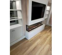 Bard Oak SPC Vinyl Flooring Planks | 6.5mm Rigid Core Click Lock Luxury LVT Floor Tiles | Built-in 1.5mm IXPE Underlayment Cushion | 1.76m² Heavy Duty Waterproof Interlocking Floating Floor