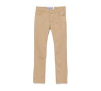 Bard Trousers with Button Closure and Five Pockets- male- Jacob Cohën- Slim-fit Trousers- Beige- W31- Trousers W31