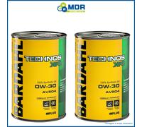 Bardahl TECHNOS XFS AV504 0W30 Engine Oil 2 Liters - 2 Pack