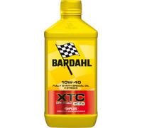 4 Lt. Engine Oil Motorcycle Bardahl XTC C60 10W50 Synthetic + WD 40 Gift
