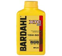 Bardahl Xtc C60 15W50 SAE API SN JASO MA2 Oil 100% Synthetic Moto