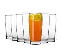 Bardi Willi Becher Beer Glasses - 370ml - Clear - Pack of 24 LAV Clear One Size