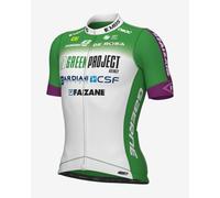 Bardiani CSF Faizanè Pro Team 2023 PR-System Short Sleeve Jersey Green White - S